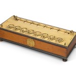 Blaise Pascal's brass and wooden computer.